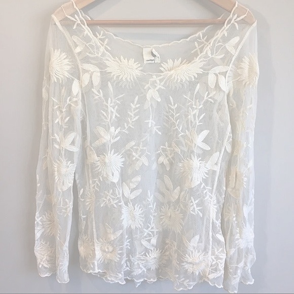 Anthropologie everleigh snow blossom lace - Picture 3 of 3
